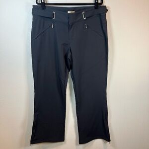 Ascend Soft Shell Pants Black Adjust Waist Outdoor Ski Winter NEW Womens Size 18